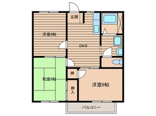 ニュ－シティむつみの物件間取画像